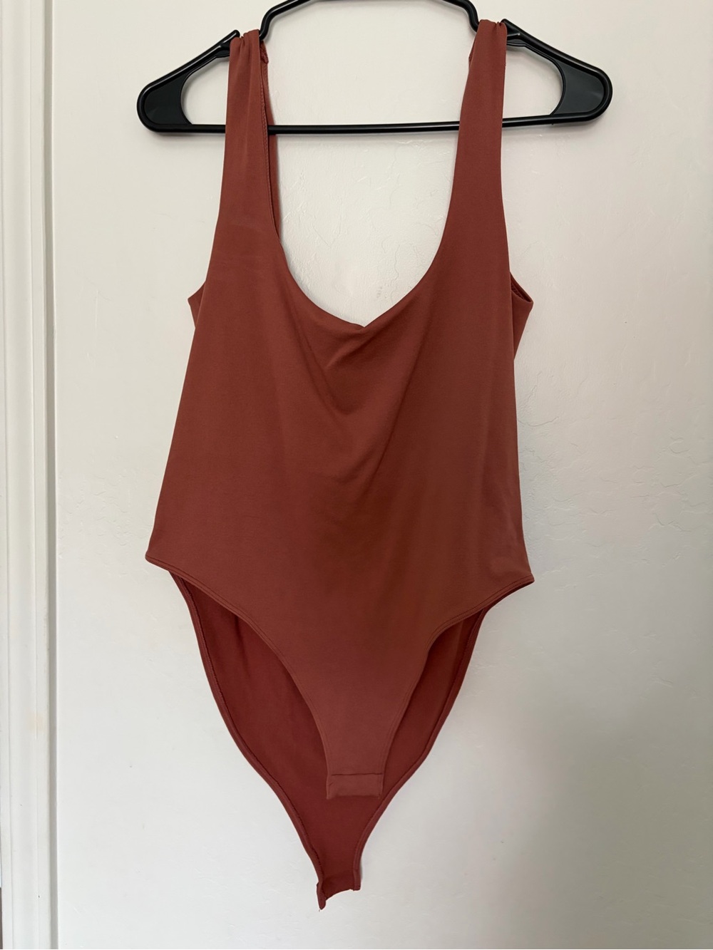 a new day Rusty Rose Scoop Neck Bodysuit